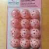 Global Golf Whiffle Practice Golf Balls (12 Pc) Pink