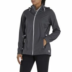 FootJoy Women's HydroKnit Rain Jacket -Cheap Custom Fit Golf Clubs Store FJ 33771 02 45891.1662576804