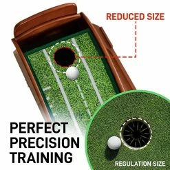 Perfect Practice Golf Perfect Practice Putting Mat Compact Edition (8ft) -Cheap Custom Fit Golf Clubs Store compact putting mat cup 27405.1653514365