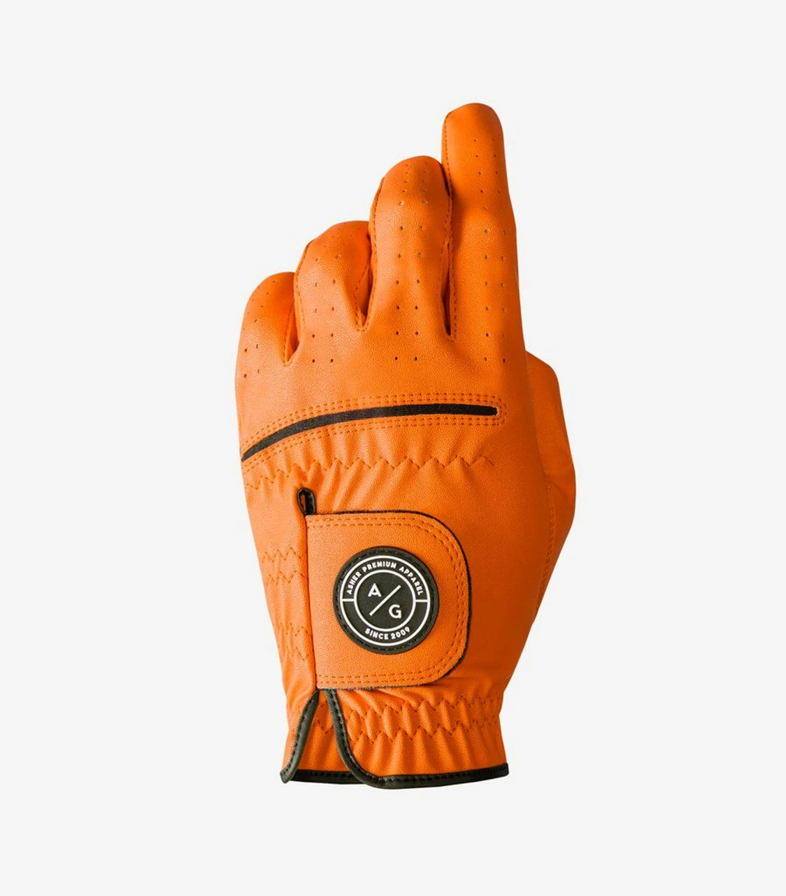 Asher Orange Chuck 2.0 Golf Glove 3 Asher Orange Chuck 2.0 Golf Glove