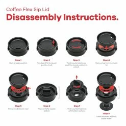 Hydro Flask Flex Sip Lid Wide Mouth -Cheap Custom Fit Golf Clubs Store hf web flex sip lid disassembly 58211.1652378218