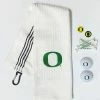 Team Effort Oregon Ducks Golf Gift Set (Towel, Balls, Tees, Ball Markers) -Cheap Custom Fit Golf Clubs Store oregon duck golf gift set 14922.1668531646