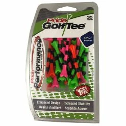 Proactive Sports ProActive Pride Performance Striped Plastic Golf Tees (30 Count) -Cheap Custom Fit Golf Clubs Store pride performance golf tees 3 14 citrus 59790.1668451471