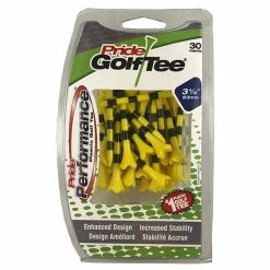 Proactive Sports ProActive Pride Performance Striped Plastic Golf Tees (30 Count) -Cheap Custom Fit Golf Clubs Store pride performance golf tees 3 14 yellow 28464.1668458383
