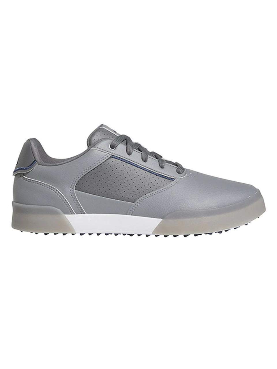 Adidas Retrocross Spikeless Golf Shoes - Grey Three/Crew Navy/Grey Four 3 Adidas Retrocross Spikeless Golf Shoes - Grey Three/Crew Navy/Grey Four