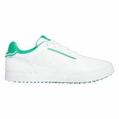 Adidas Retrocross Spikeless Golf Shoes - Ftwr White/Court Green/Ftwr White