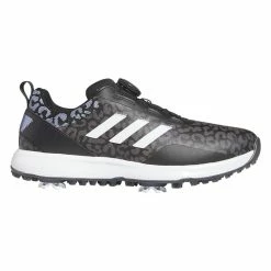 Adidas Women's S2G BOA Golf Shoes - Core Black/Ftwr White/Silver Violet