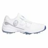 Adidas Women's ZG23 BOA Lightstrike Golf Shoes - Ftwr White/Blue Fusion/Silver