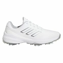 Adidas ZG23 Golf Shoes - Ftwr White/Dark Silver Met./Silver Met.