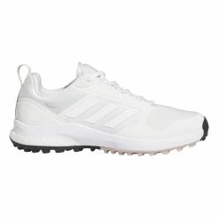Adidas Women's Zoysia Golf Shoes - Ftwr White/Ftwr White/Wonder Taupe
