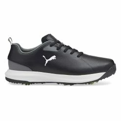 Puma FUSION FX Wide Golf Shoes - Puma Black/Puma Silver/Quiet Shade