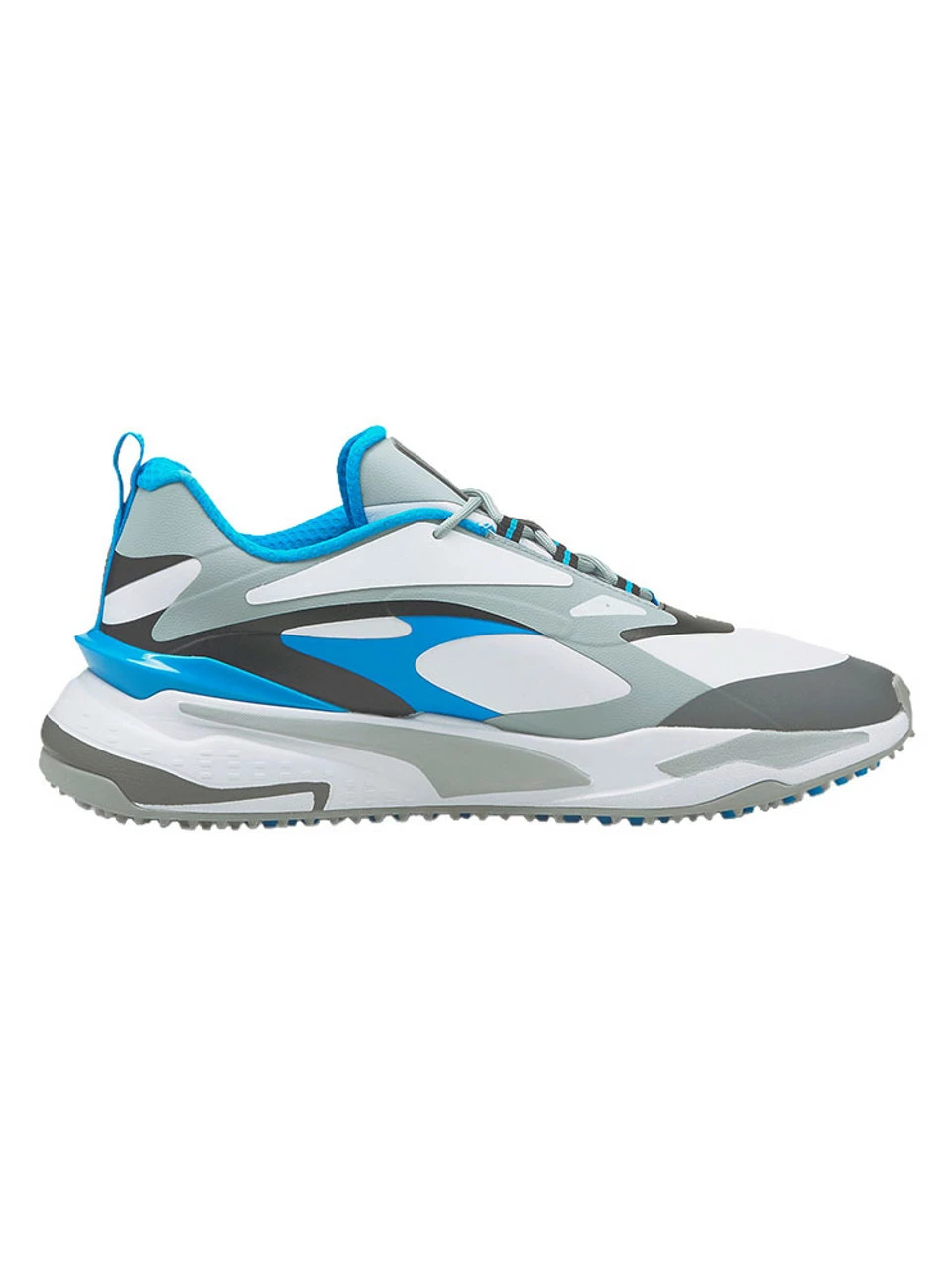 Puma GS-Fast Golf Shoes - Puma White/Quarry/Ocean Dive 3 Puma GS-Fast Golf Shoes - Puma White/Quarry/Ocean Dive