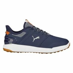 Puma IGNITE Elevate Wide Golf Shoes - Puma Navy/Puma Silver