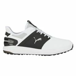 Puma IGNITE Elevate Wide Golf Shoes - Puma White/Puma Black