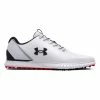 Under Armour Charged Medal Spikeless Wide (E) Golf Shoes - White/Mod Grey -Cheap Custom Fit Golf Clubs Store shoe ua220medal20spikeless20men20wht gry 1 05688.1667490377