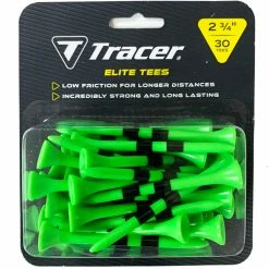 Spikes Tracer Elite Plastic Cupped 2 3/4" Golf Tees (30 Count)