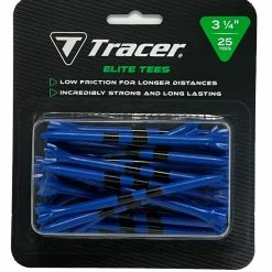 Spikes Tracer Elite Plastic Prong 3 1/4" Golf Tees (25 Count)