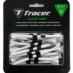 Spikes Tracer Elite Plastic Prong 3 1/4" Golf Tees (25 Count) -Cheap Custom Fit Golf Clubs Store tracer elite tees lf 314 white 31293.1668466297
