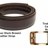 Tough Apparel Espresso Leather Ratchet Belt / Copper Buckle Set -Cheap Custom Fit Golf Clubs Store traditional belt espresso copper 55200.1648664187