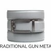Tough Apparel Slate Grey Leather Ratchet Belt / Gunmetal Buckle Set 1 Tough Apparel Slate Grey Leather Ratchet Belt / Gunmetal Buckle Set -Cheap Custom Fit Golf Clubs Store traditional belt slate grey gunmetal 09514.1648661569